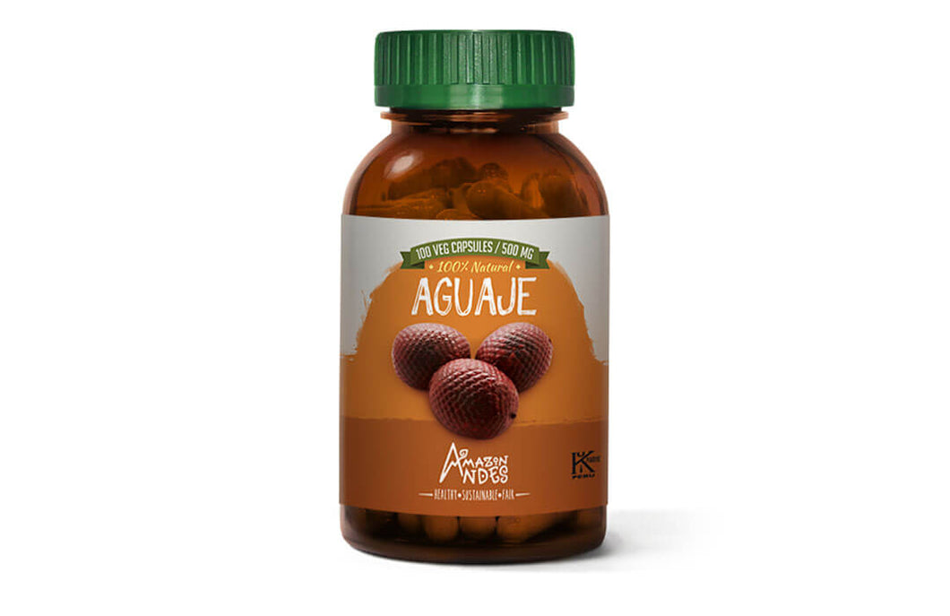 Aguaje capsules (100 x 500 mg) Kosher and Halal certified