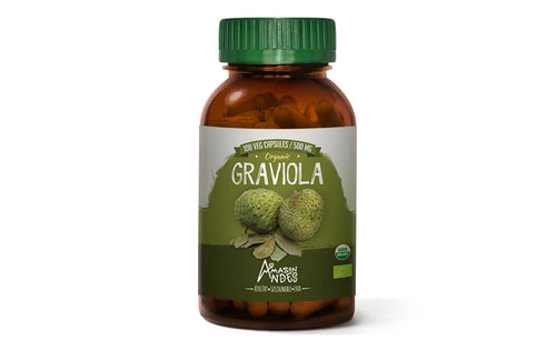 Organic Graviola capsules (100 x 500 mg) EU, USDA and Kosher certified