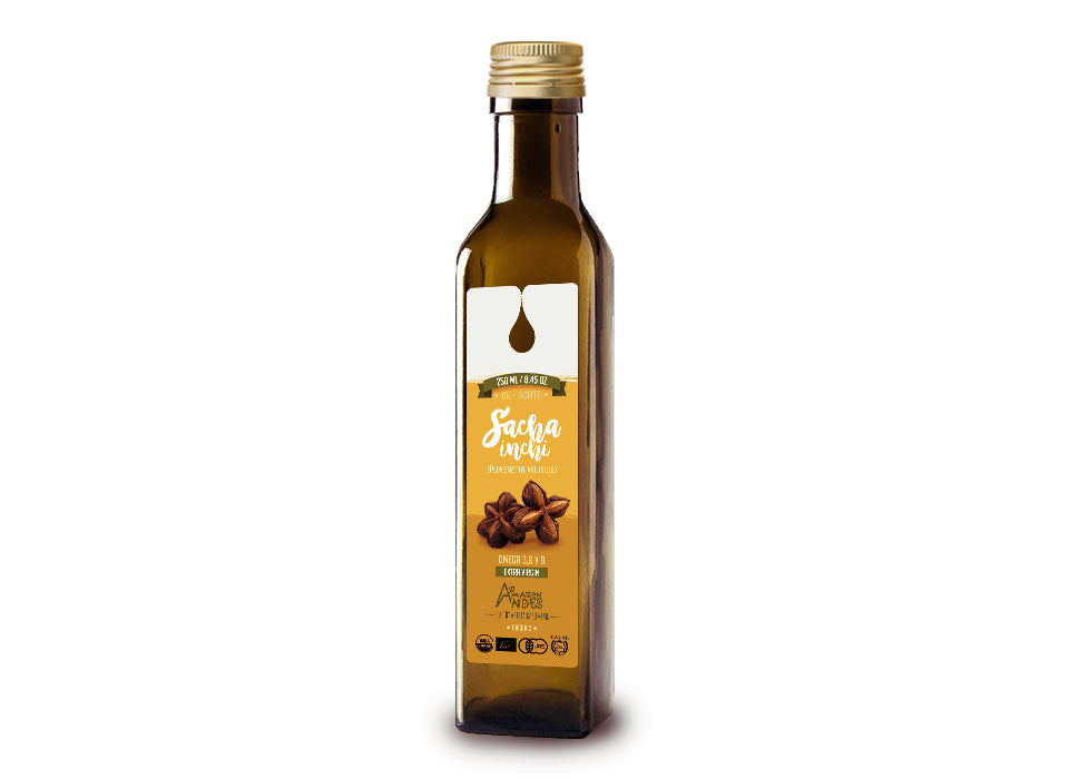 Sacha inchi natural oil 250ml (EU,JAS,NOP organic)