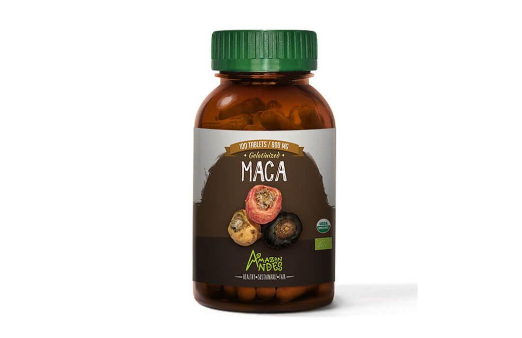 Maca tablets (100 x 800 mg) USDA NOP and EU organic