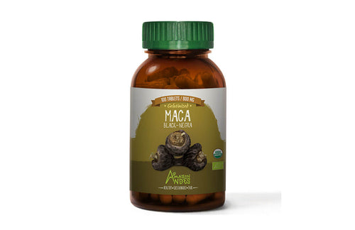 Black Maca tablets (100 x 800 mg) USDA and EU organic